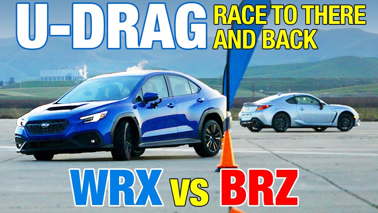 Subaru BRZ vs WRX U-Drag Showdown: Lightweight Beats Power