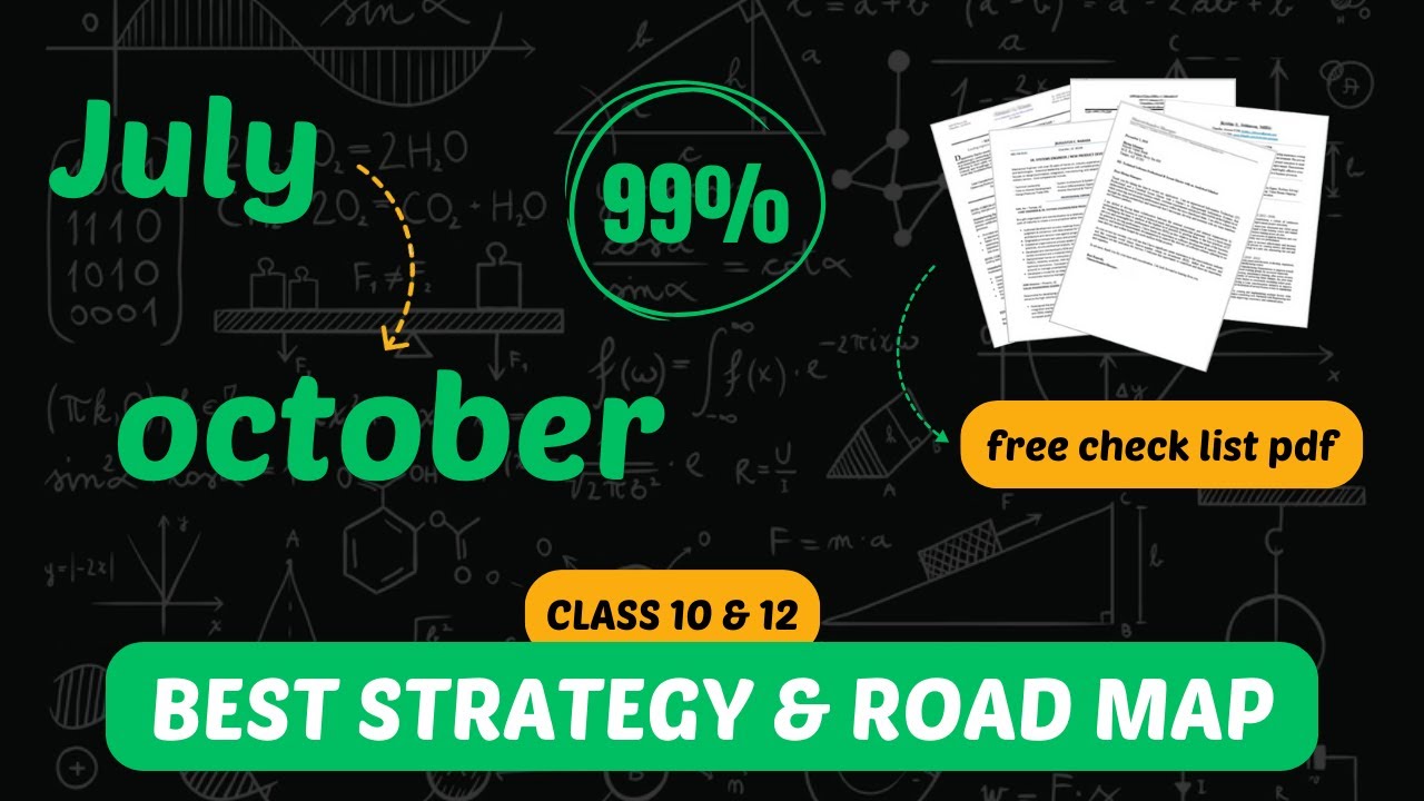 Class 12 Board Exam Master Plan: 8-Month Strategy & Checklist
