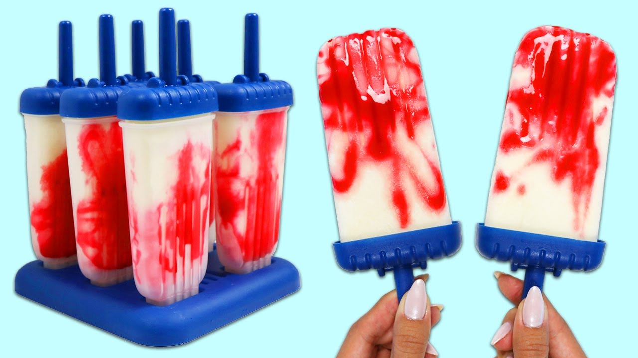 Spooky Halloween Treats: DIY Bloody Popsicles & Bat Waffles