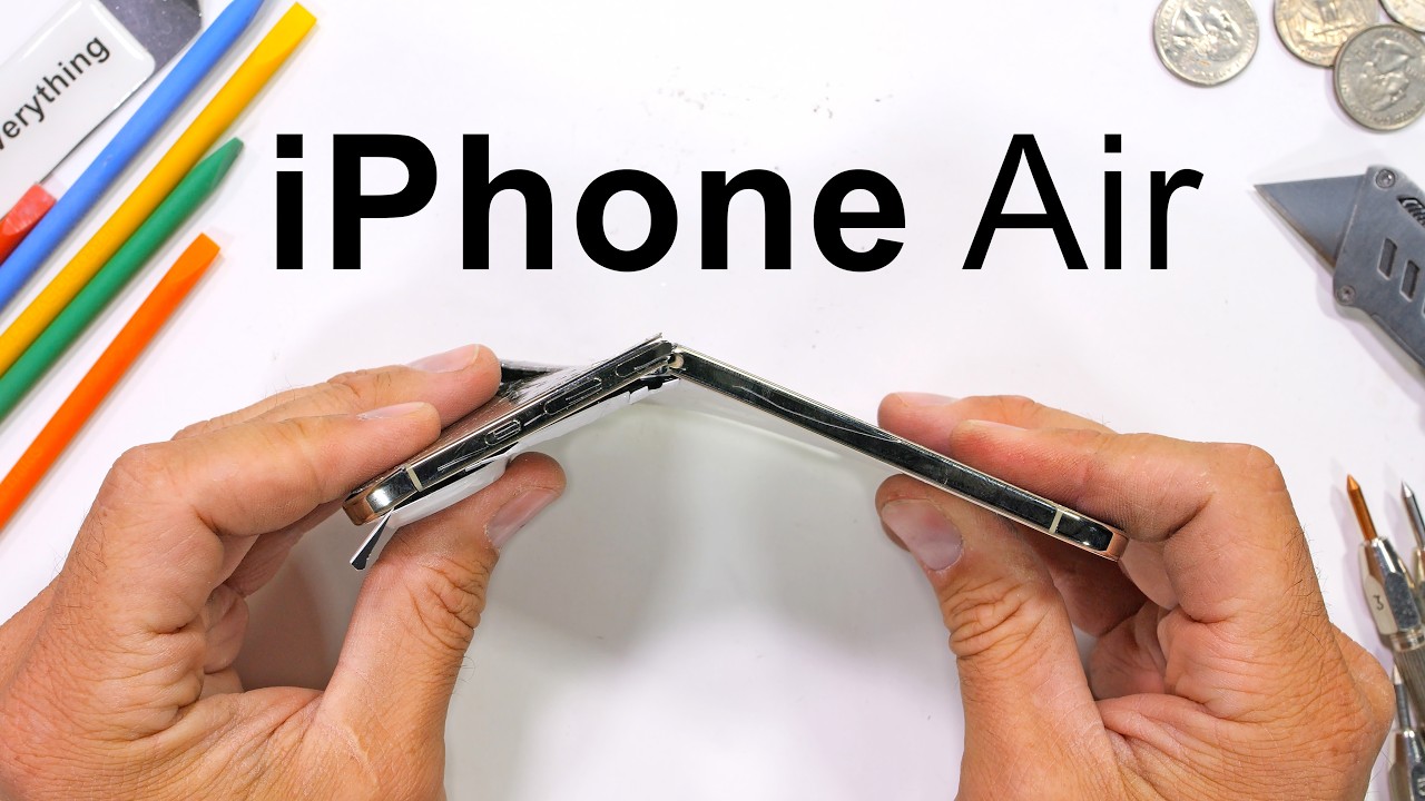 iPhone Air Durability Test: Thinnest iPhone Survives 216lbs?