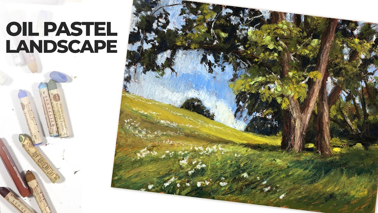 Create Painterly Landscapes With Oil Pastels: Step-by-Step Guide