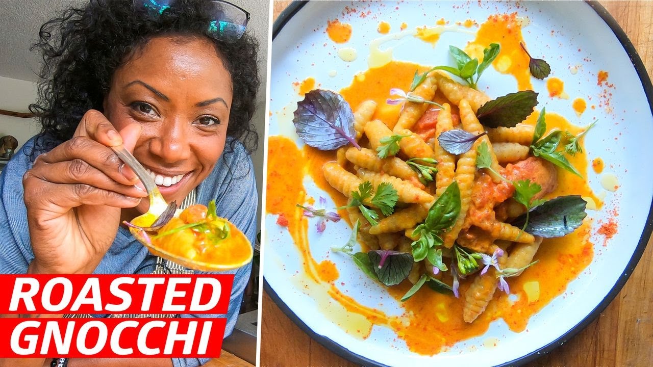 Caribbean Smoked Gnocchi Recipe with Coconut-Tomato Sauce