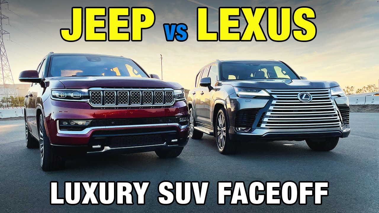 Jeep Grand Wagoneer vs Lexus LX 600: Luxury SUV Comparison