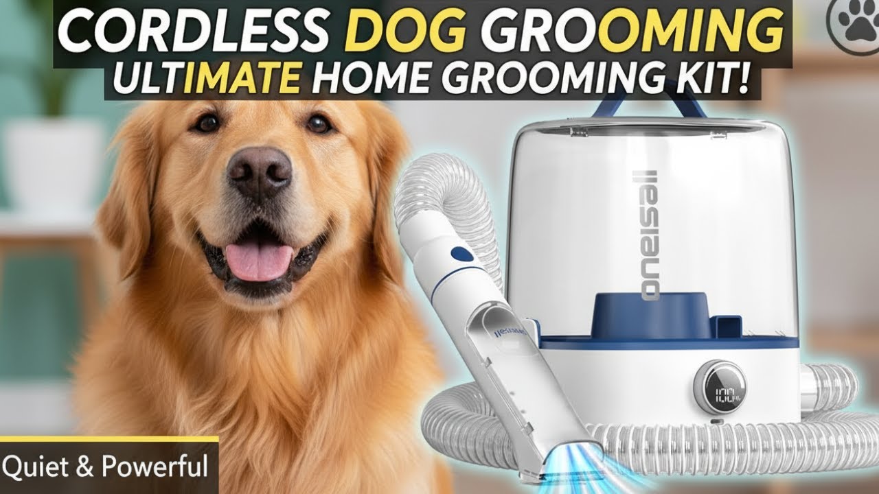 One Is All Cordless Dog Grooming Vacuum Review: Stop Shedding