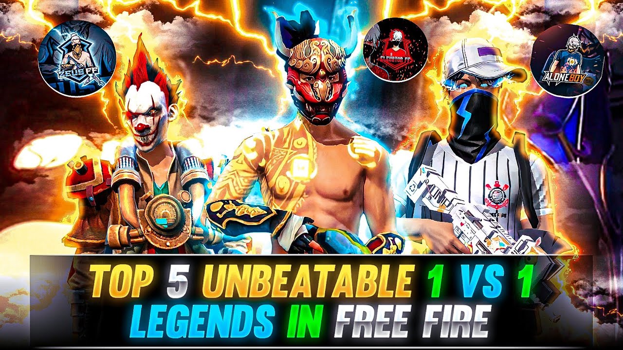 Top 5 Unbeatable Free Fire 1v1 Players Revealed