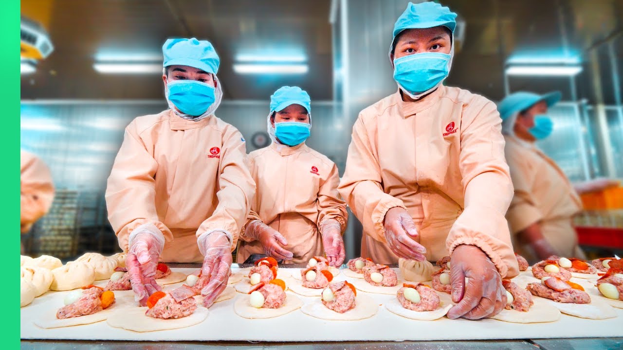 Inside Vietnam's 100K Buns/Day Factory: Porcupine Buns & More