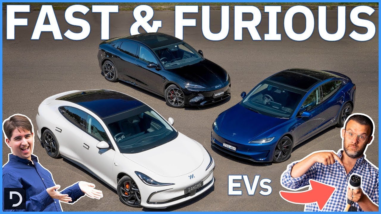 Top $80k EV Sedans Compared: Tesla, BYD, MG Performance Face-Off