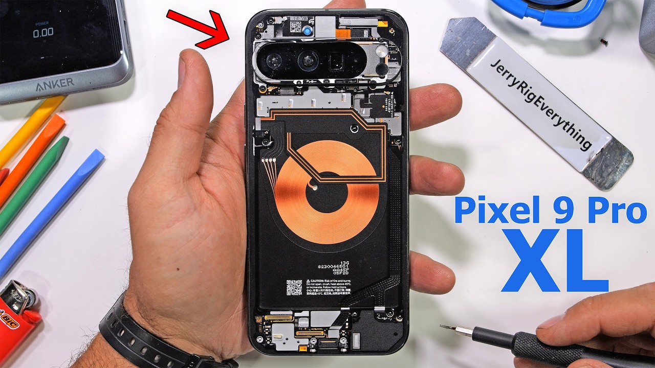 Pixel 9 Pro XL Teardown: Serious Repairability Issues Exposed