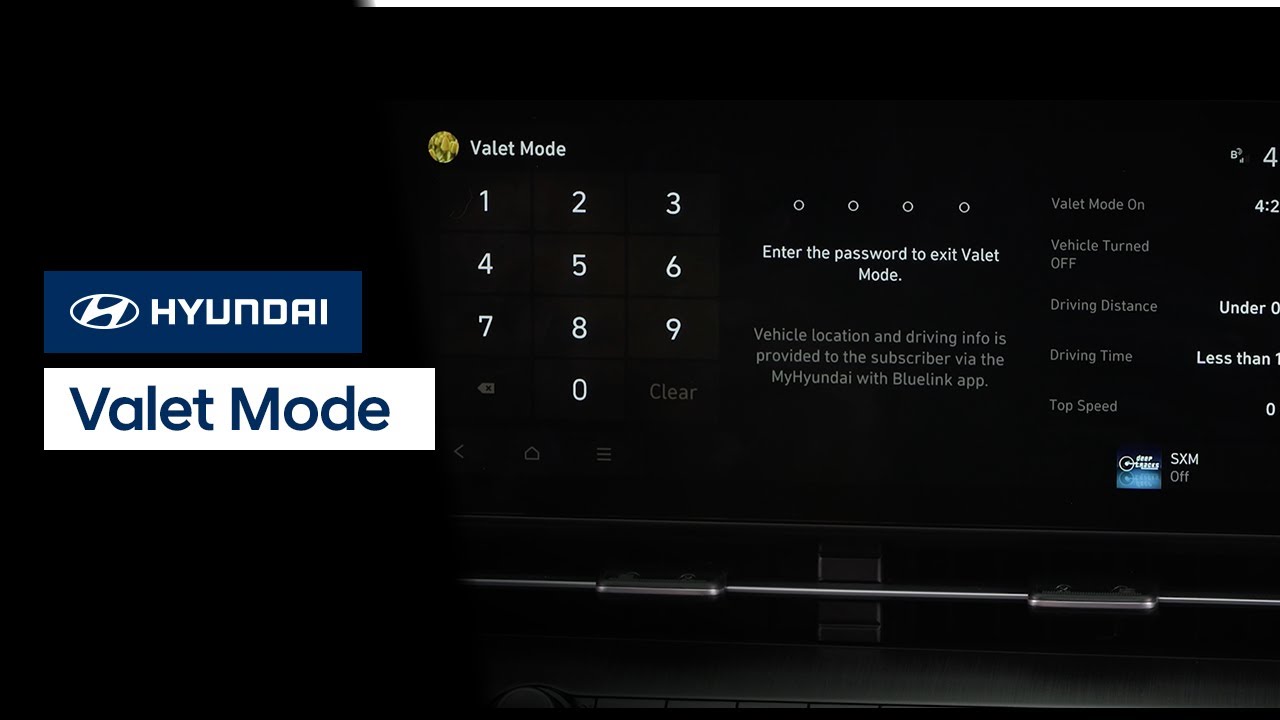 How to Use Hyundai Valet Mode: Secure Your Data & Track Usage