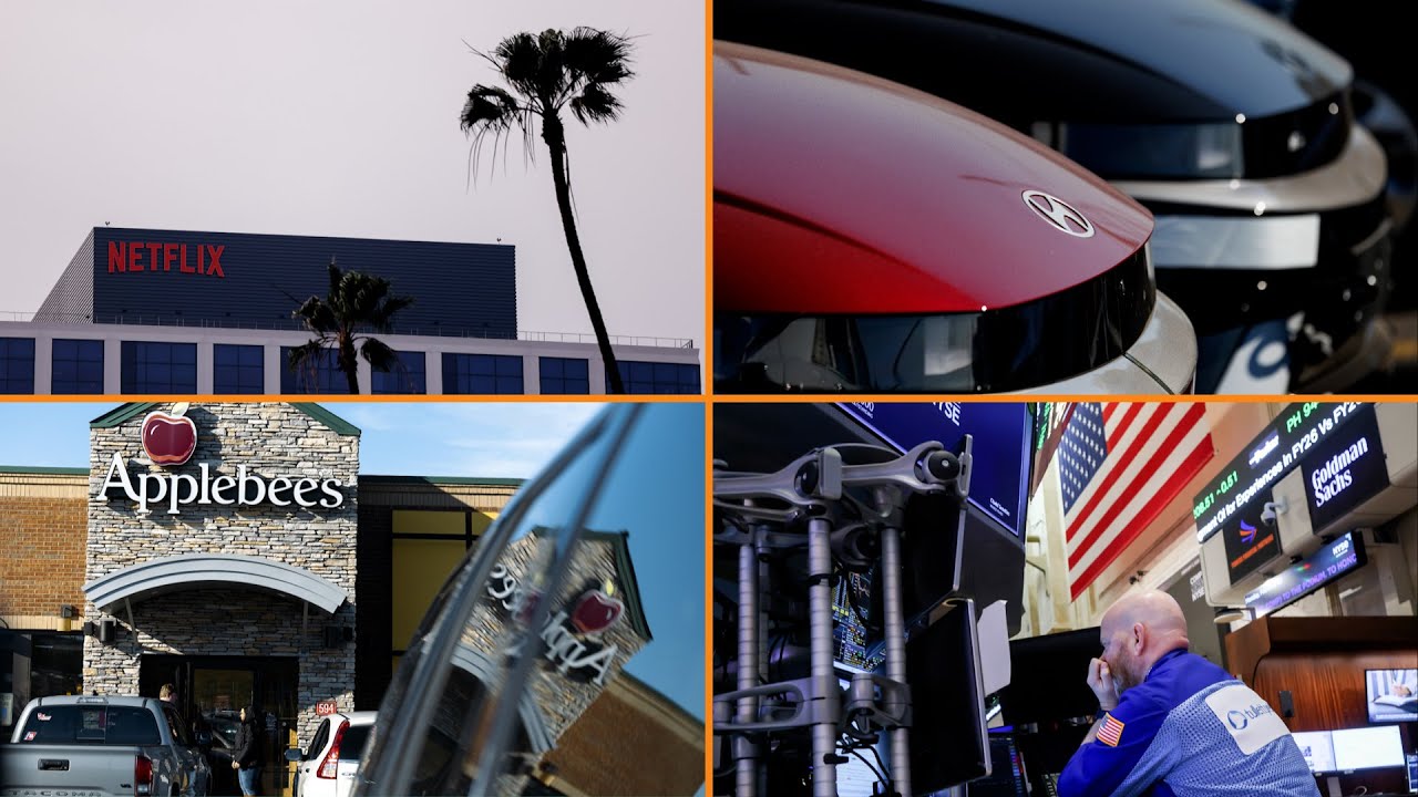 Netflix Stock Rises After Failed Deal, Hyundai Invests $6B