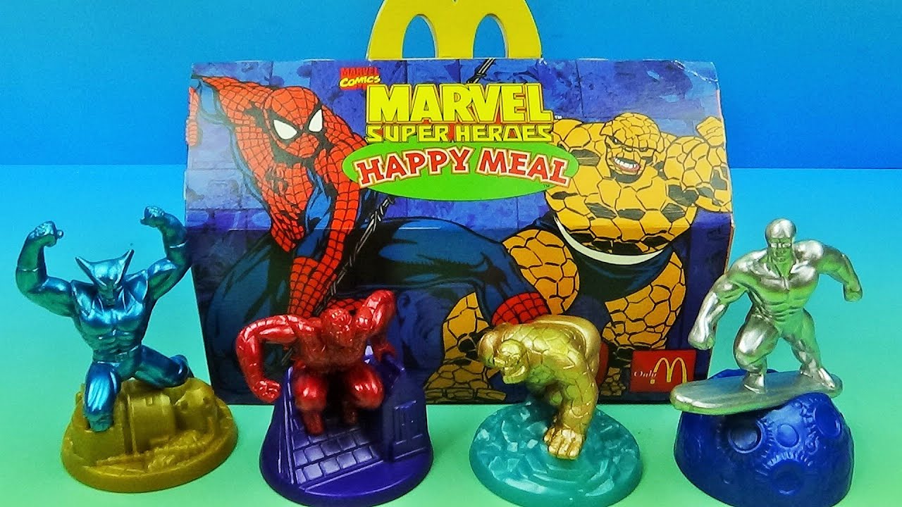 Rare 1998 Marvel McDonald's Australia Superhero Collectibles Guide