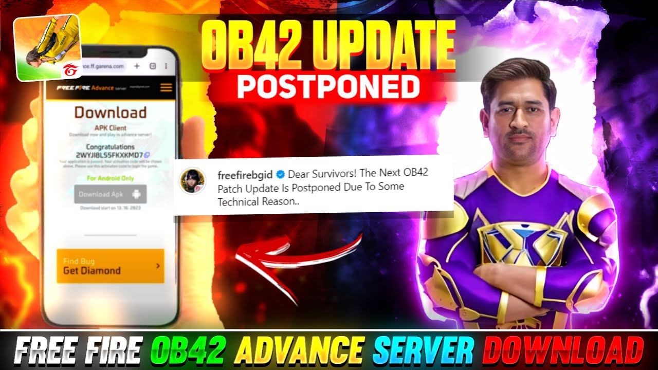 Free Fire OB42 Update Delayed: New Dates & Advanced Server Guide