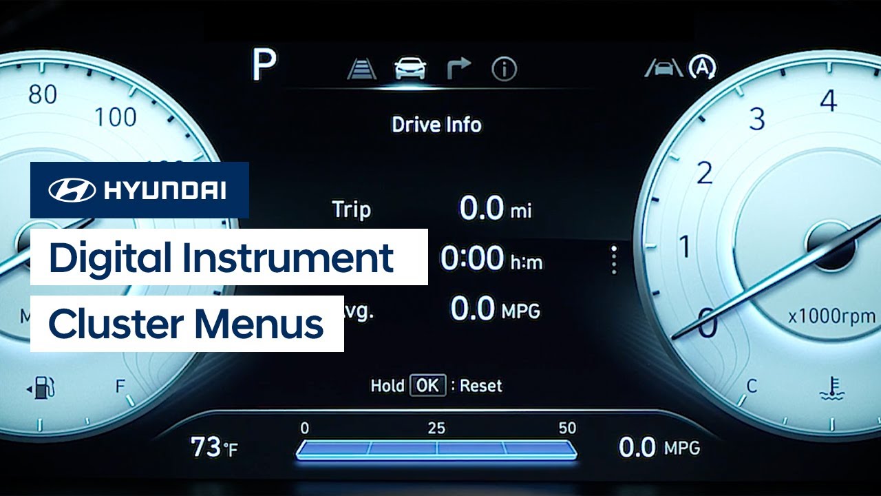 Master Your Hyundai Instrument Cluster Menus | Full Guide