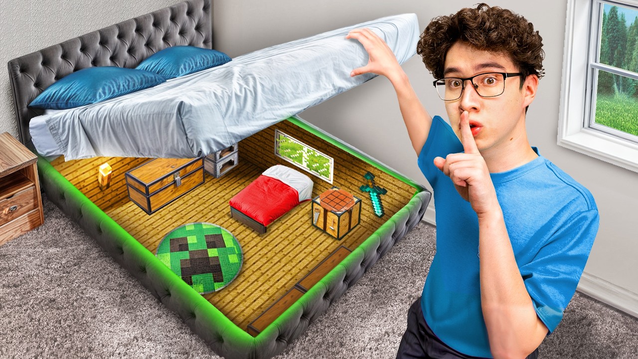 Build a Secret Minecraft Room: Real-Life Hidden Base Guide