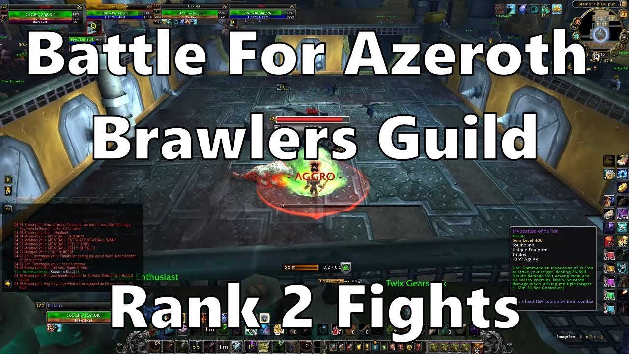 Brawler's Guild Rank 2 Guide: Defeat All 4 Bosses in WoW BFA