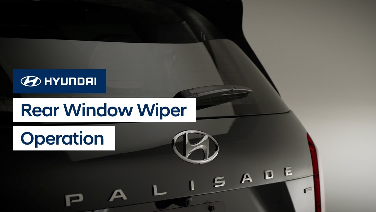 Hyundai Rear Wiper Controls Explained: Settings & Auto Function