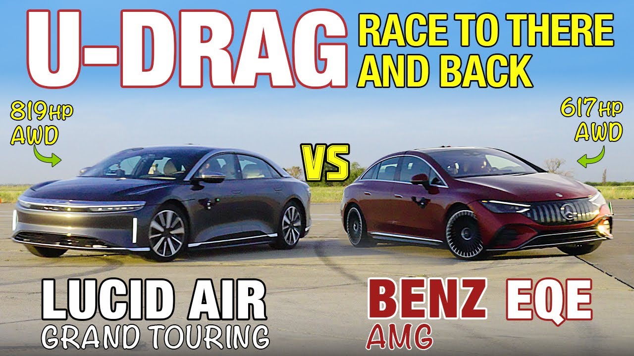 Lucid Air vs Mercedes-AMG EQE: EV Drag Race Results