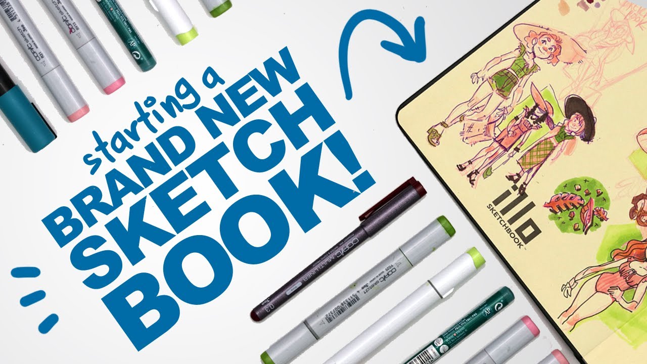 First Sketchbook Page Ideas to Overcome Blank Page Fear