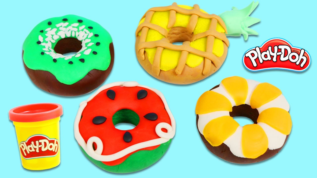 Play-Doh Fruit Donuts: Easy & Fun Craft for Kids