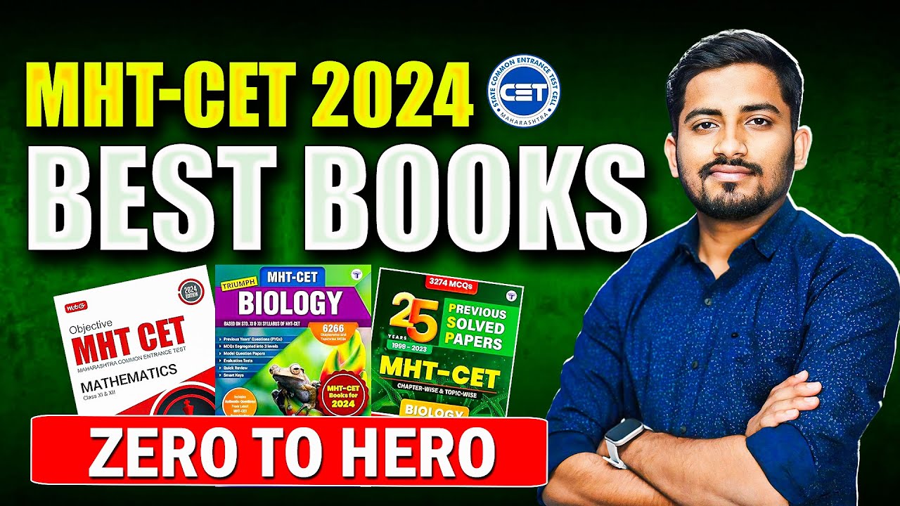 MHT CET 40-Day Study Plan: Books, Strategy & Resources