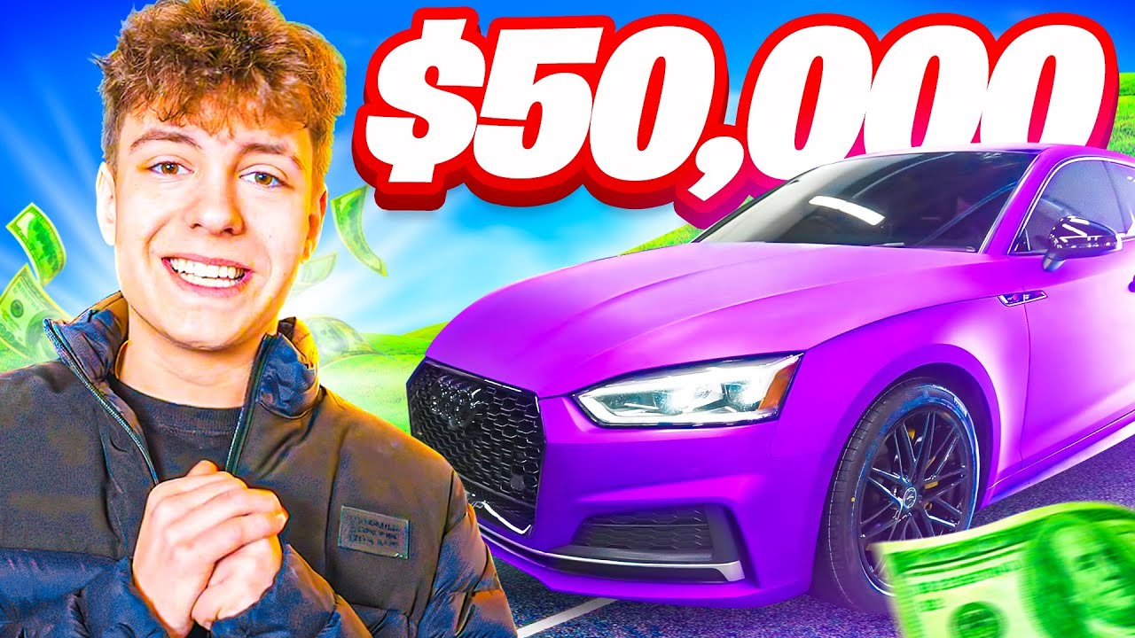 Clix's Purple Audi Wrap Reveal and Porsche Challenge