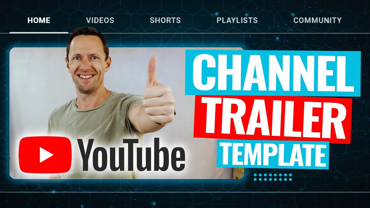YouTube Channel Trailer Template to Boost Subscribers