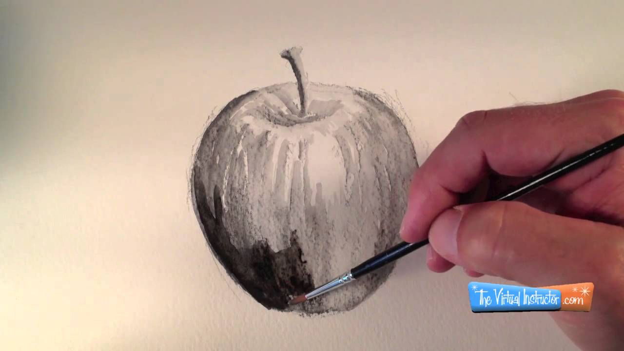 Master Water Soluble Graphite: Realistic Apple Drawing Tutorial