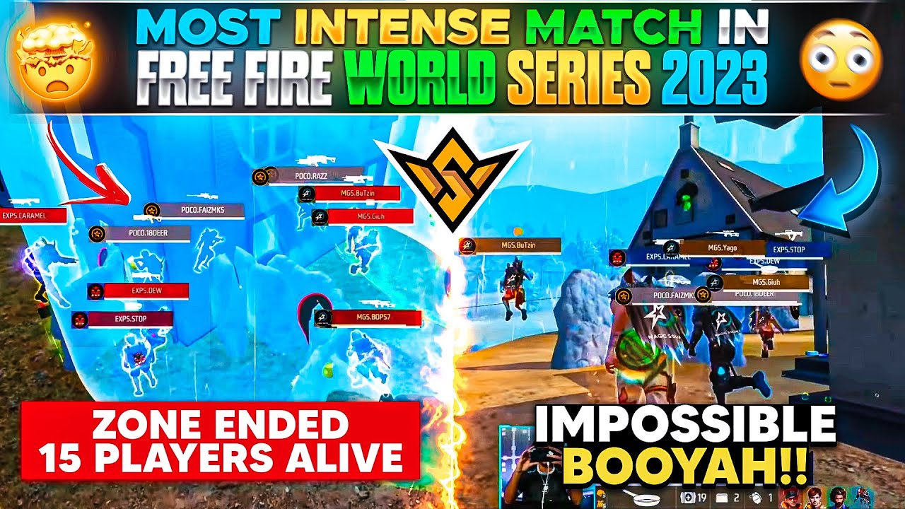 Free Fire's Most Intense Match: 8 Players in Shrunk Zone