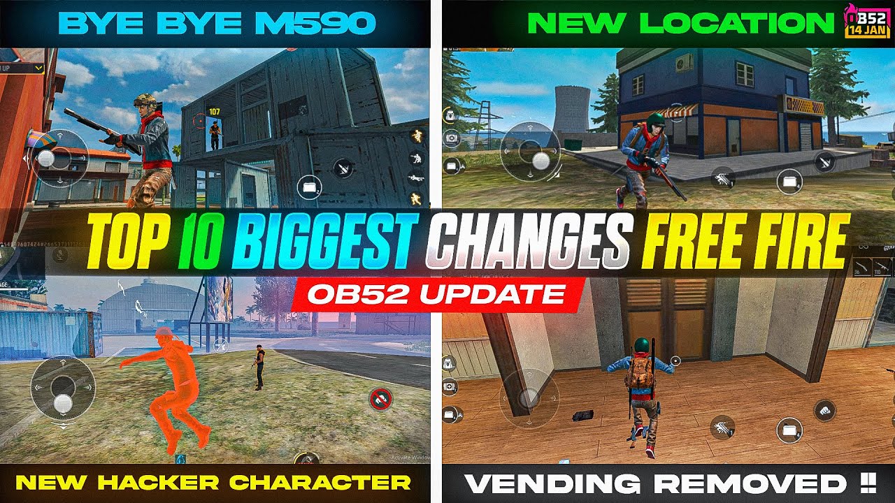 Free Fire OB52 Update: Top 10 Changes & Meta Shifts Revealed