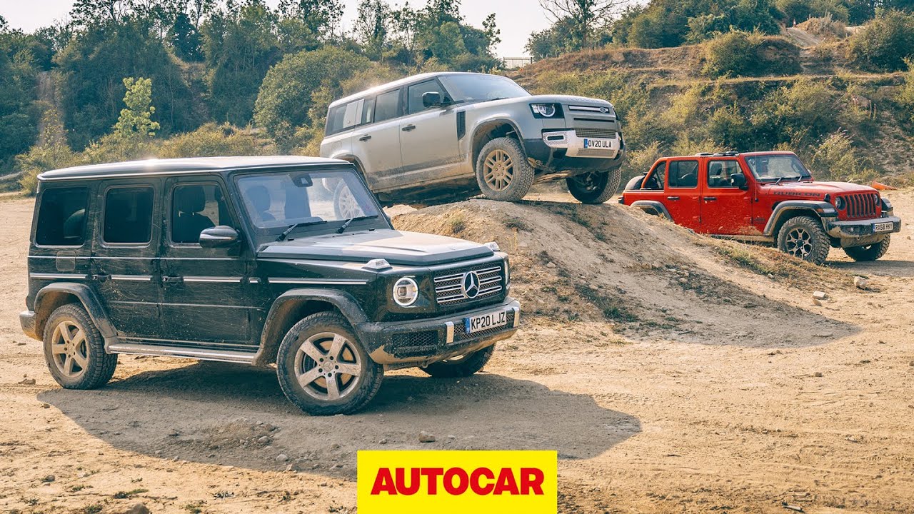 title：Land Rover Defender vs Wrangler vs G-Class: Off-Road Test Results