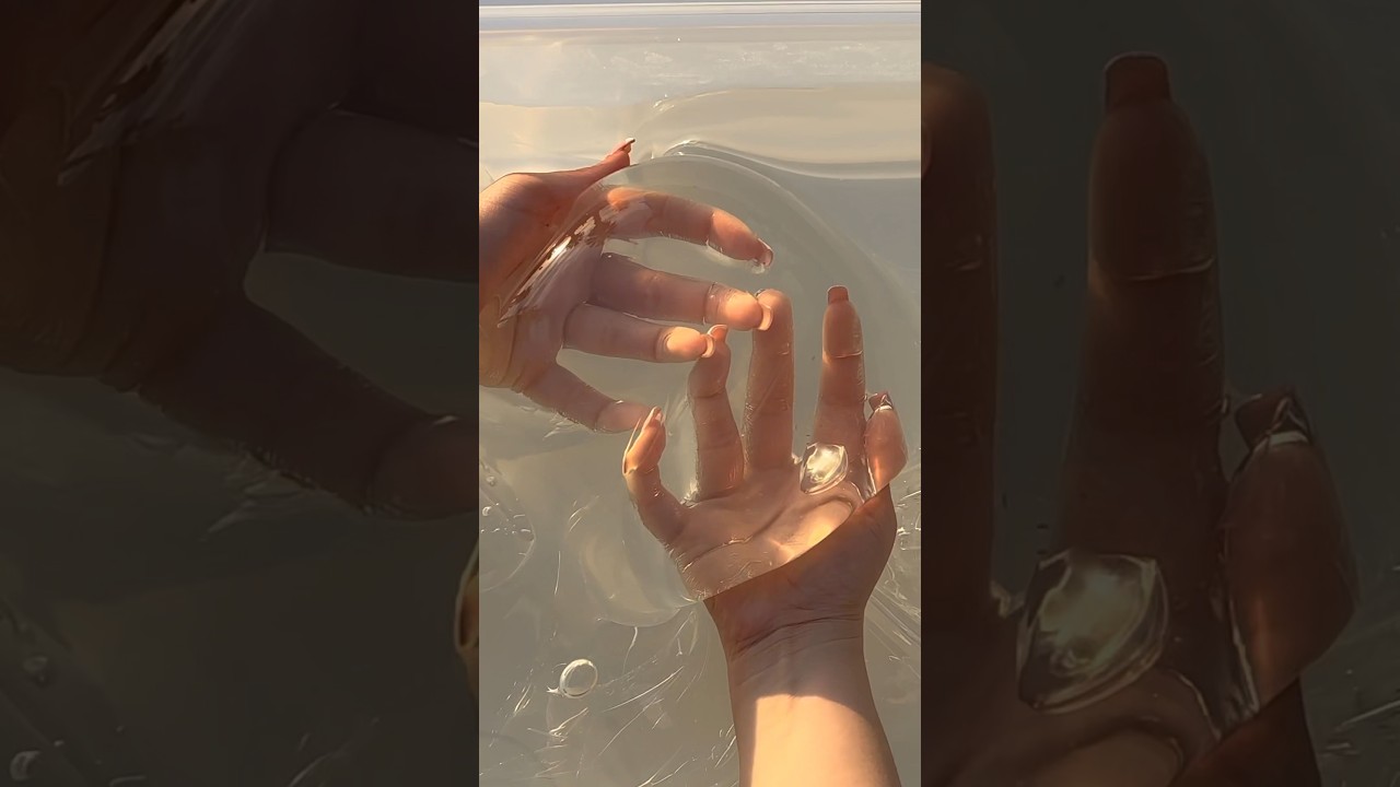 Crystal Clear Slime Recipe That Lasts Months