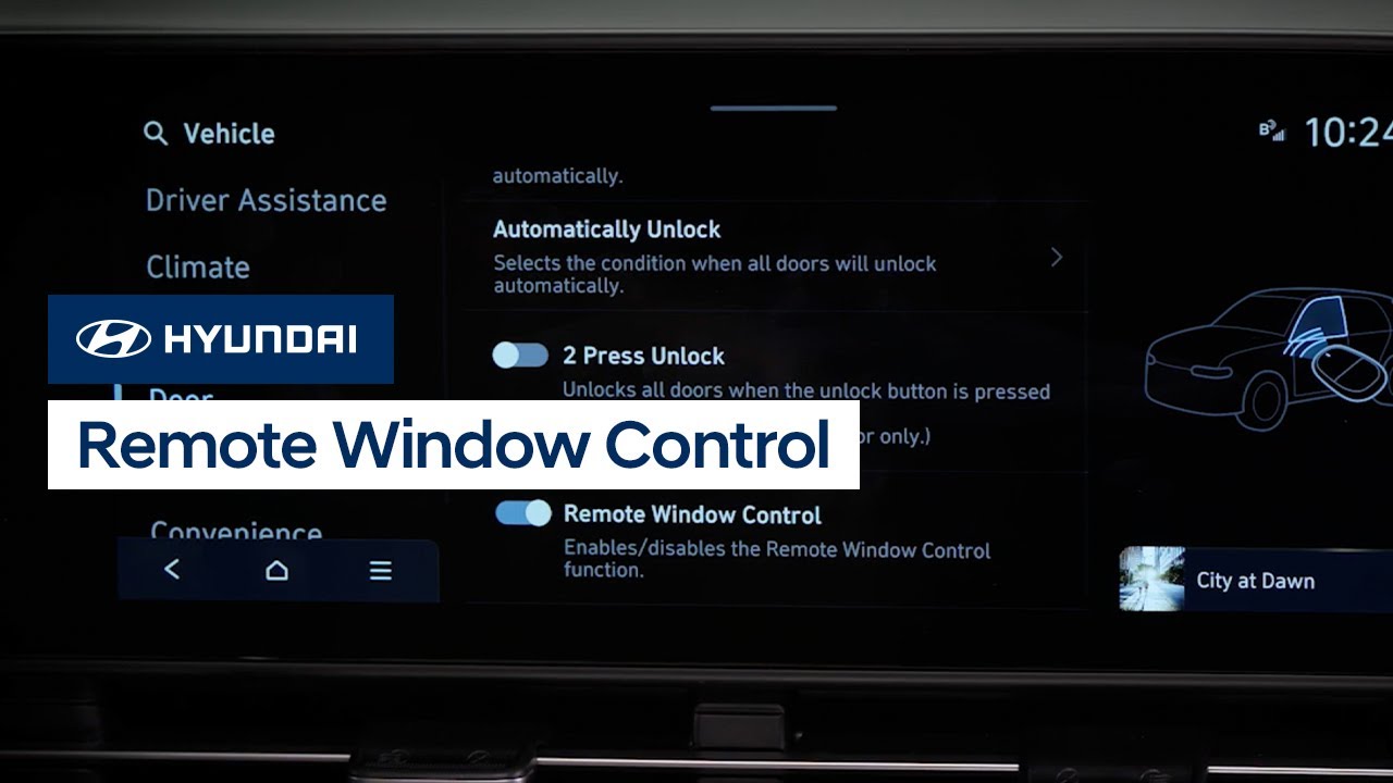 Hyundai Remote Window Control: Setup & Use Guide
