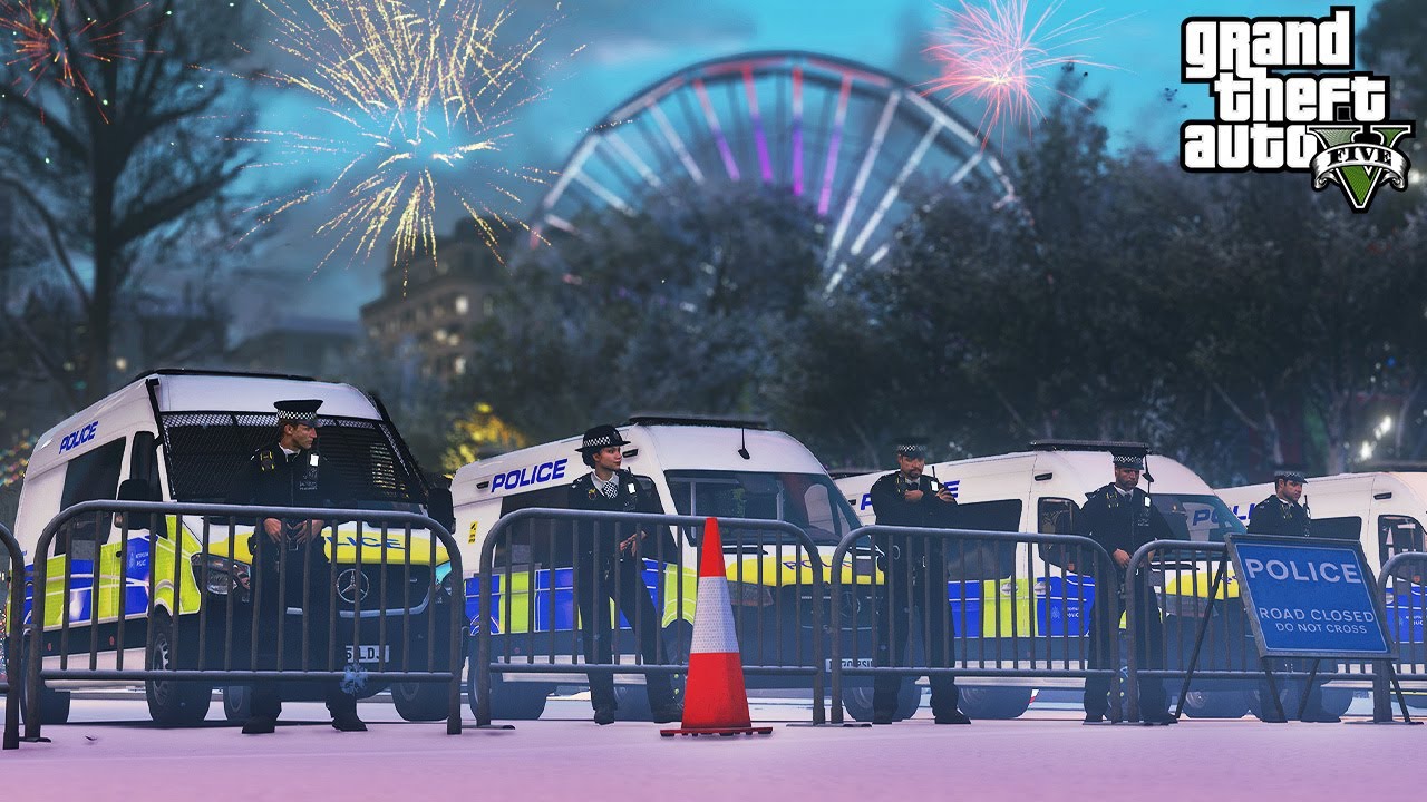 Inside a New Year's Eve Police Patrol: GTA 5 Realism Showcase
