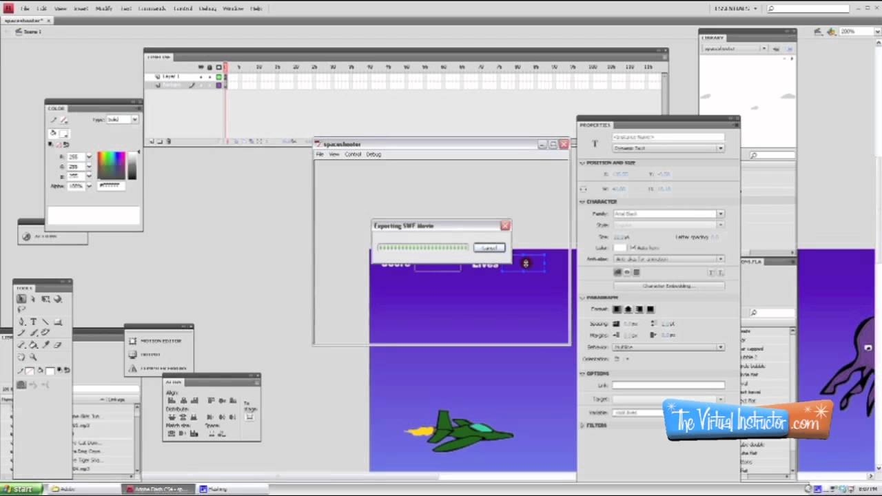 Implementing Score and Lives in Flash CS4 Games