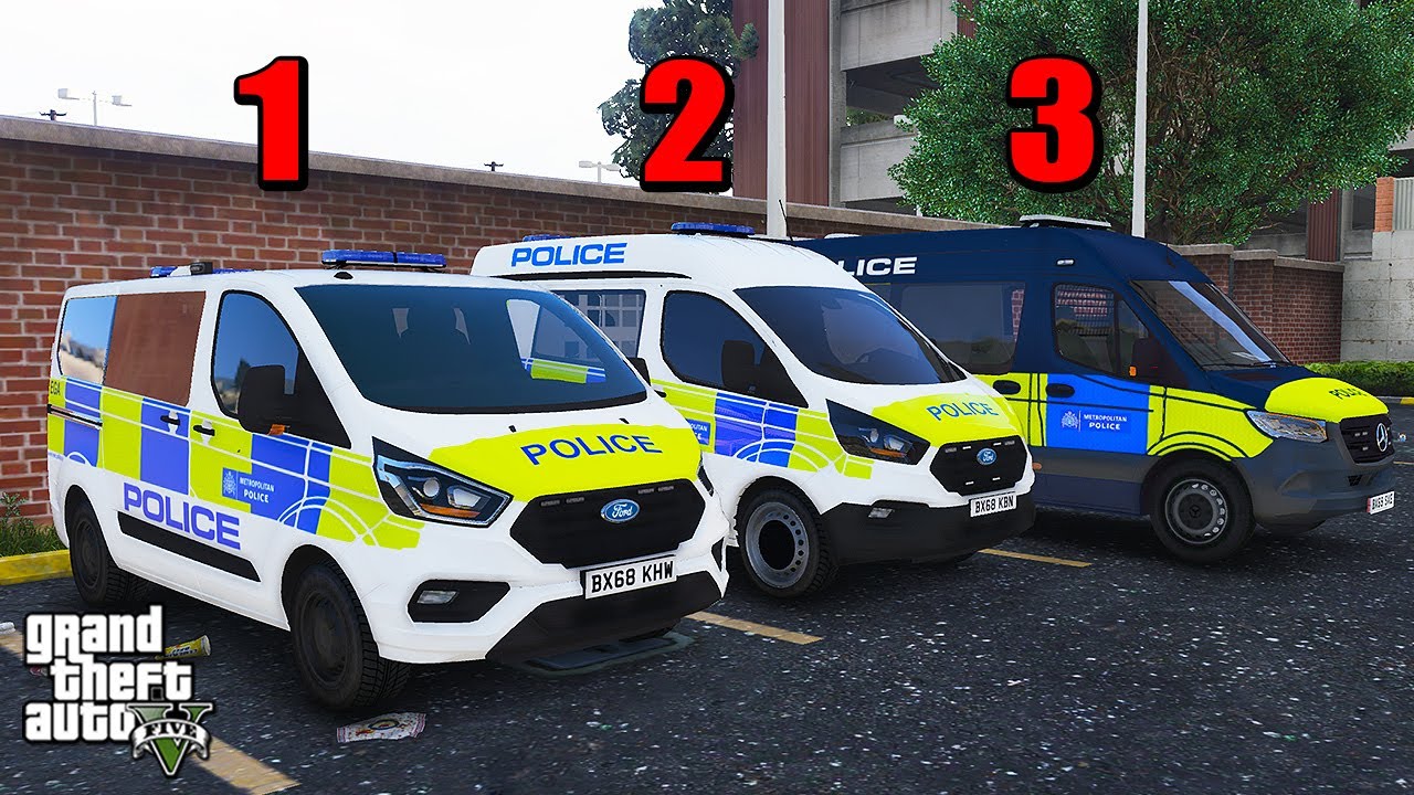 Top 3 UK Police Van Mods for GTA 5 LSPDFR Gameplay