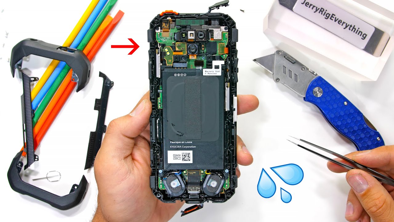 Kyocera DuraForce Ultra Teardown: Sapphire Screen Secrets Revealed