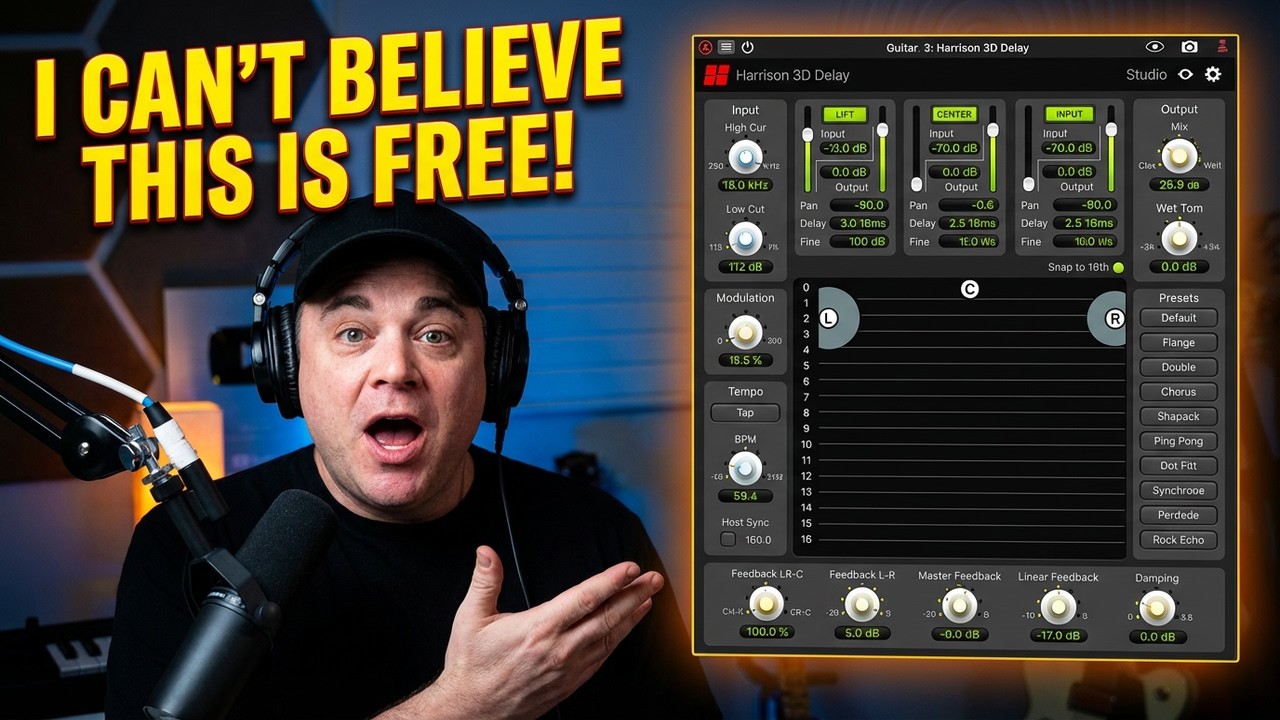 Harrison 3D Delay: Free Spatial Effects Plugin Guide