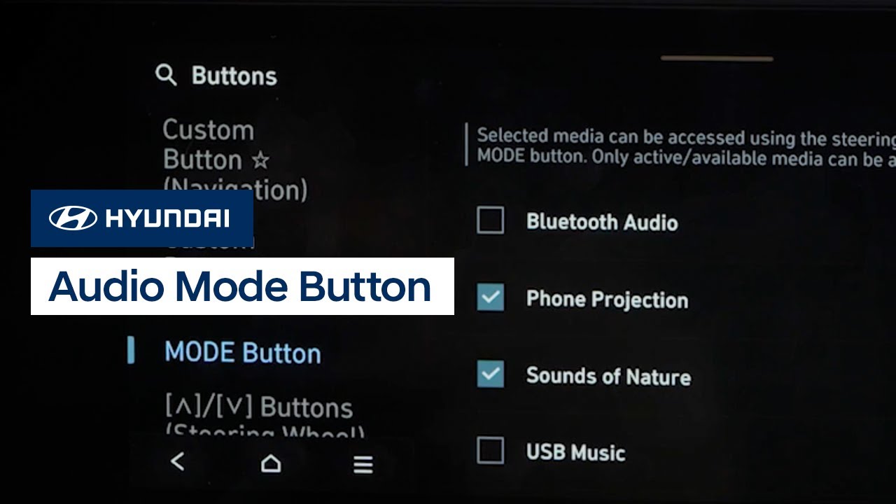 Master Your Hyundai's Audio Mode Button for Safer Driving