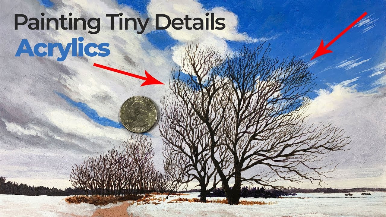 Mastering Tiny Details in Acrylic Painting: 3 Pro Techniques