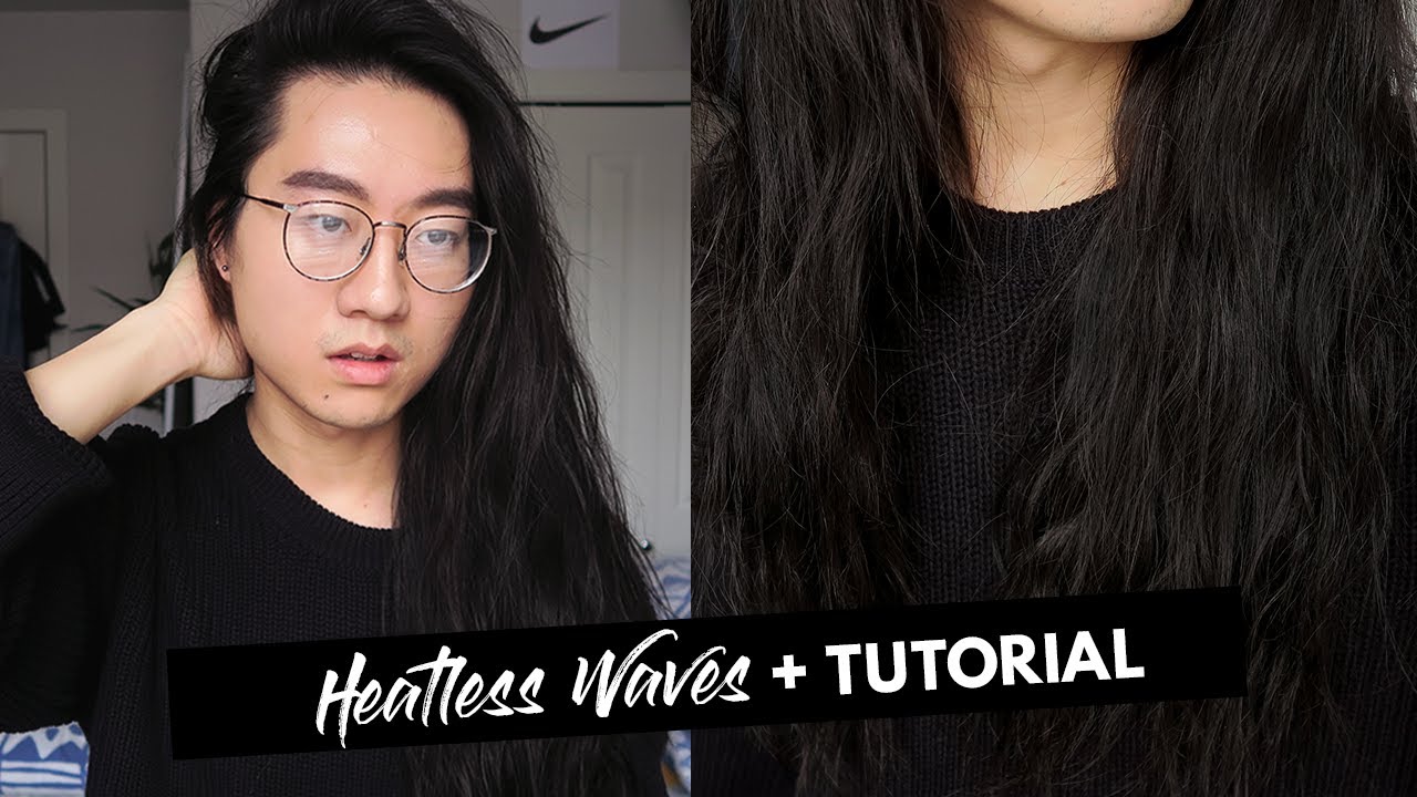 Effortless Heatless Waves for Straight Asian Hair