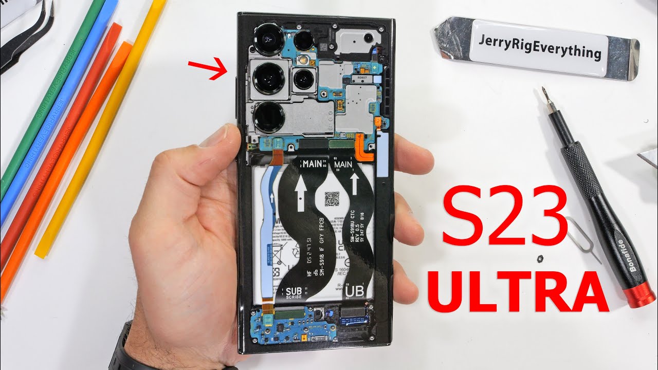 Samsung S23 Ultra Teardown: Removable Battery Secret Revealed