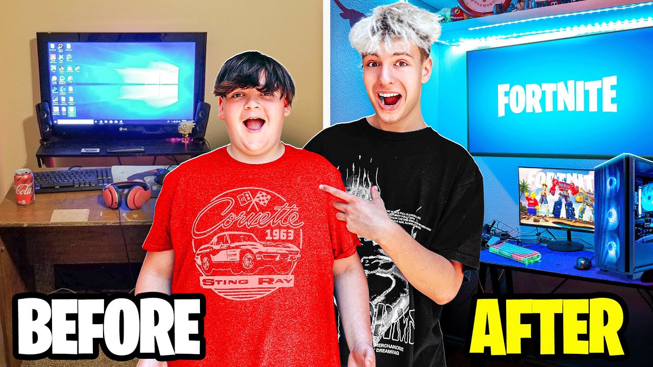 Streamer Surprises Young Fan With Gaming PC Setup