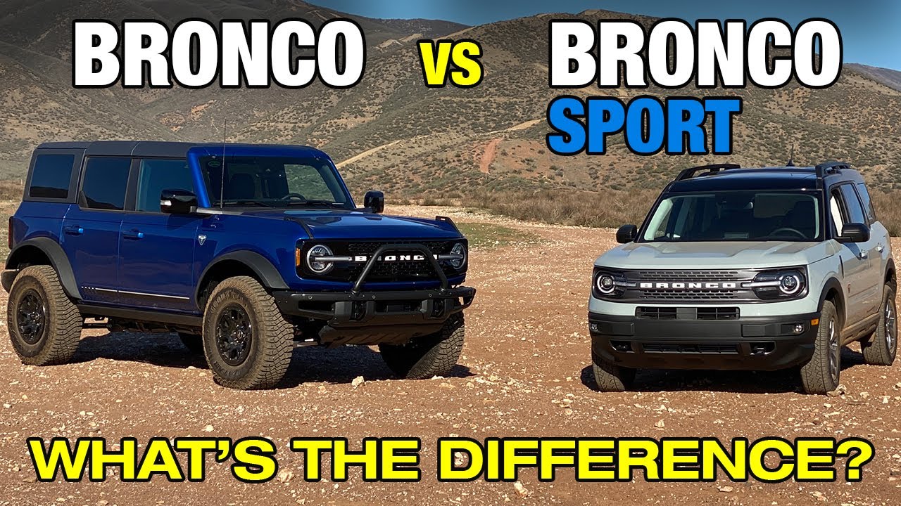 Ford Bronco vs Bronco Sport: Which Fits Your Lifestyle?