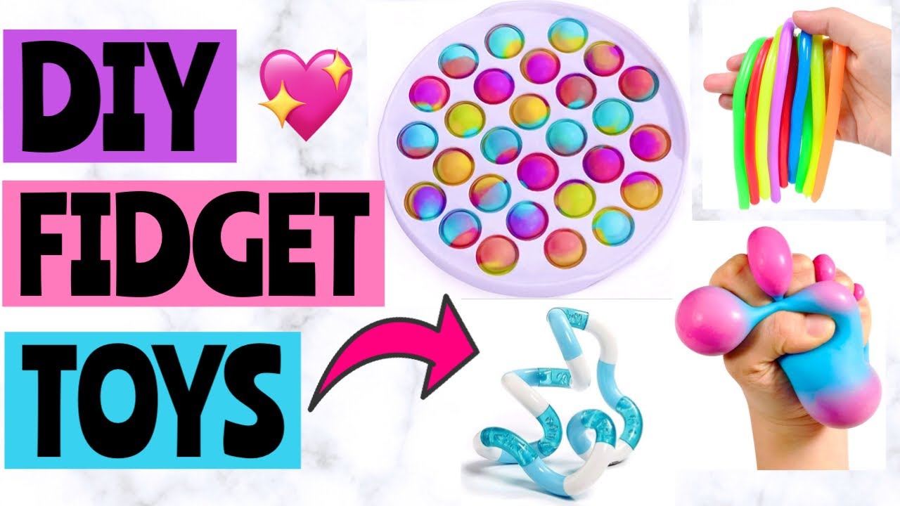 3 Easy DIY Fidget Toys: Monkey Noodles, Apple & Tangle