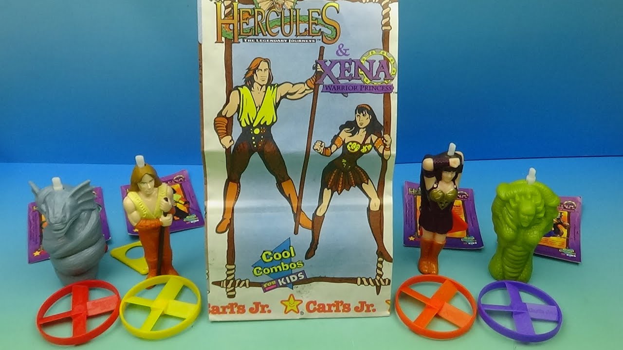 1997 Carl's Jr Hercules Xena Toys Review & Collector's Guide