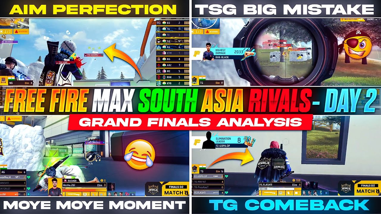 Free Fire MAX SA Rivals Finals Day 2: Key Matches & Tactics Analyzed