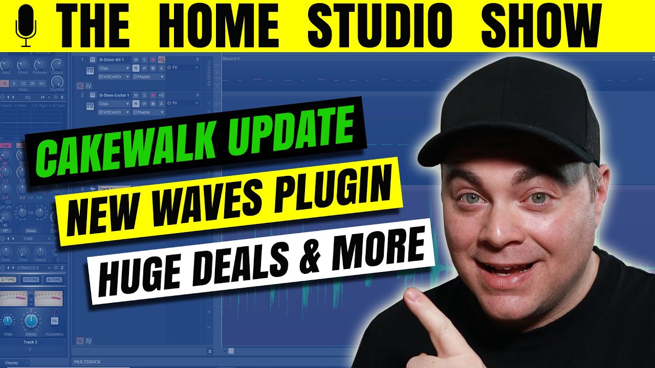 Home Studio News: Free Waves Plugin, Cakewalk Update & Essential Deals