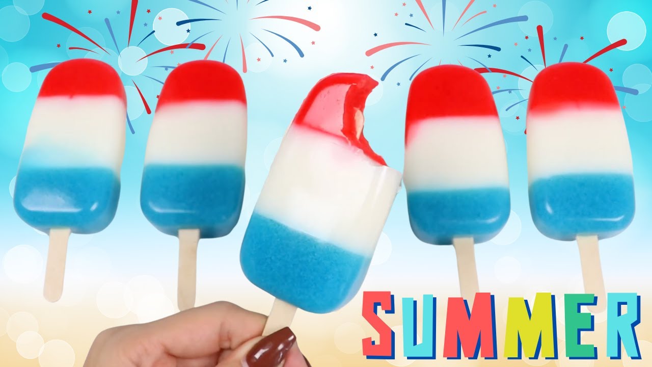 Easy Patriotic Popsicles & Cupcakes for July 4th
