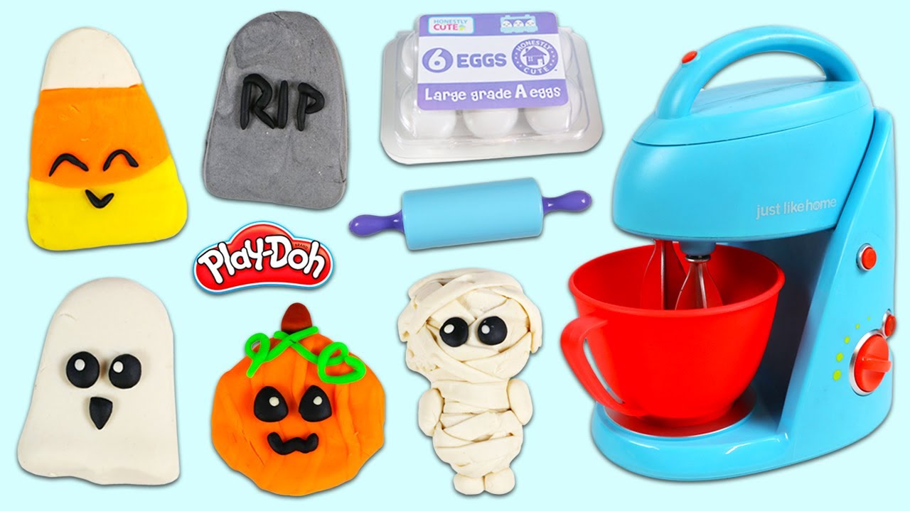 5 Easy Play-Doh Halloween Cookies & Jack-O'-Lantern DIY