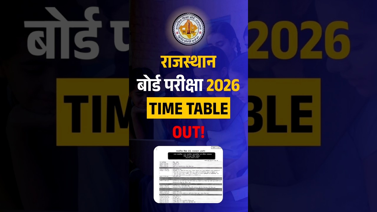 Official RBSE Exam Timetable 2024 Released: Avoid Fake Schedules
